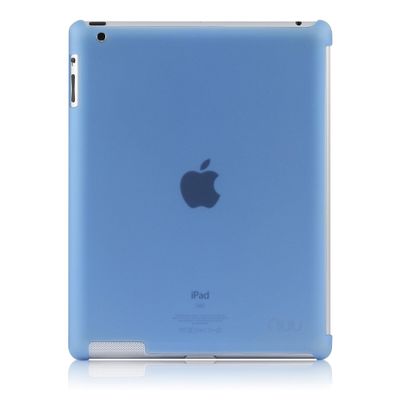 NUU BASECASE BACK COVER SKIN FOR THE NEW IPAD/ 3RD GEN/APPLE IPAD 3/2 - BLUE