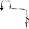 T&S Brass B-0591, Pot Filler with Deck Mount, Single Control, 24-Inch Double Joint Nozzle and Insulated On-Off Control view 1