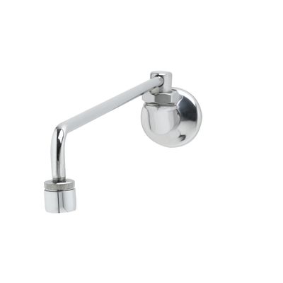 T&S Brass B-0577 Range Faucet, Wall Mount, Aerator, 13-1/8-Inch Nozzle Length, 1/2-Inch Npt Male Inlet