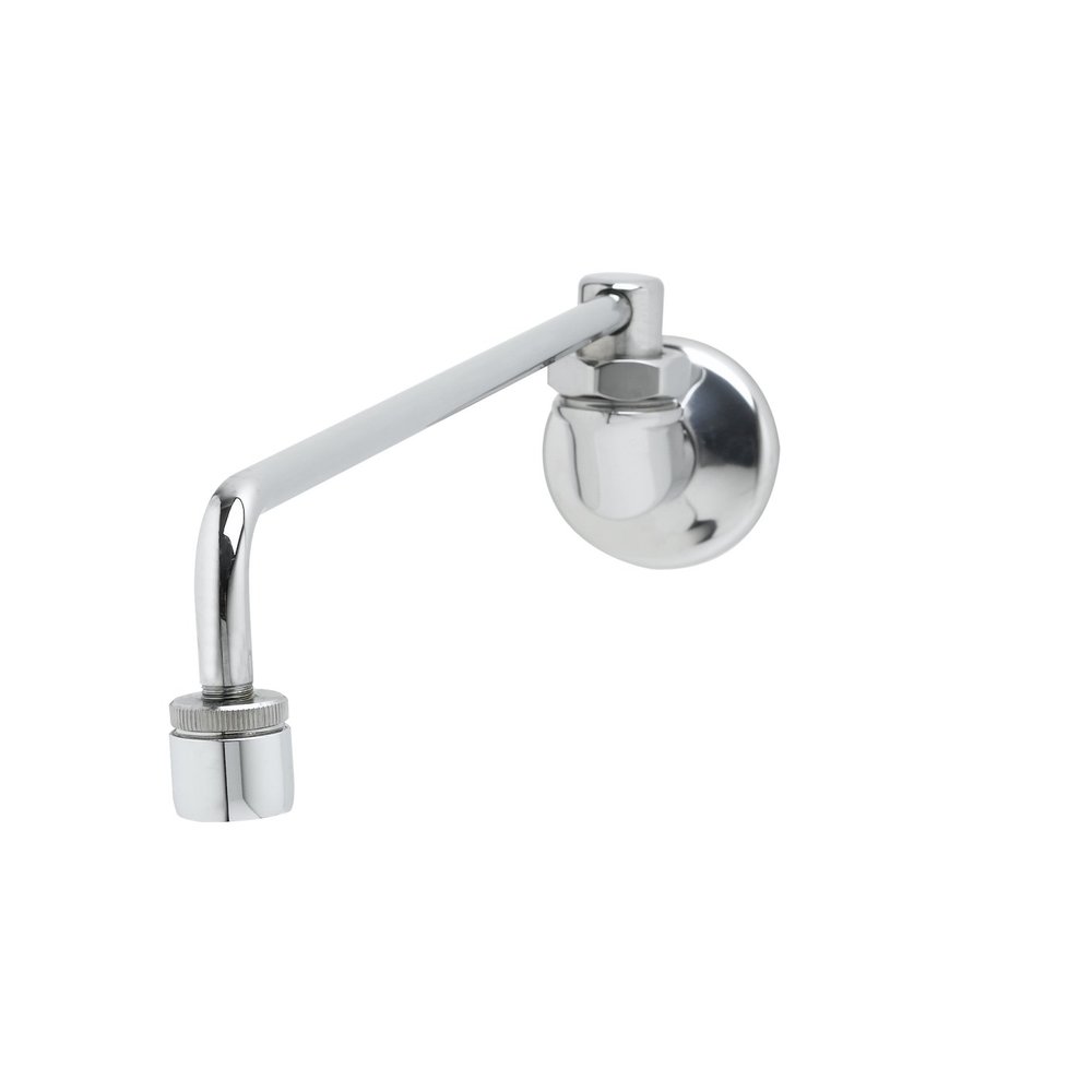 T&S Brass B-0577 Range Faucet, Wall Mount, Aerator, 13-1/8-Inch Nozzle Length, 1/2-Inch Npt Male Inlet
