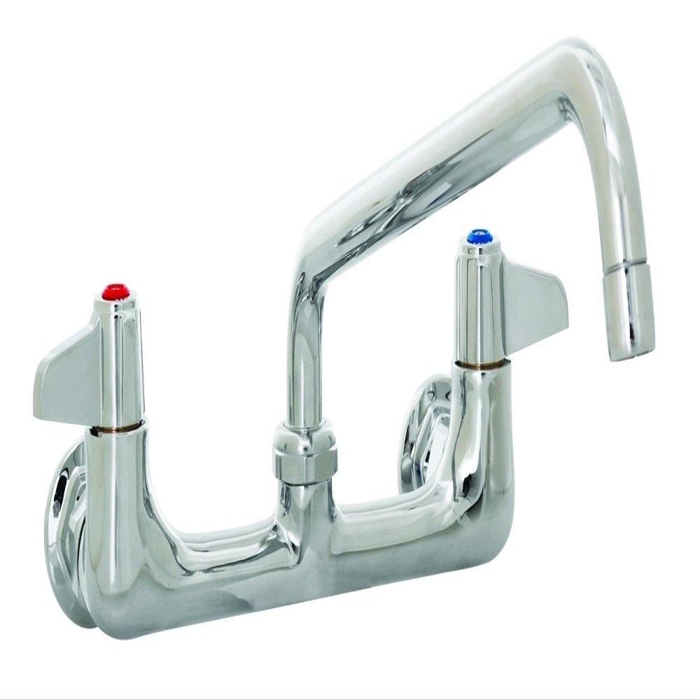 T&S Brass 5F-8WLX08 5F-8Wlx08, Faucet, Wall Mount, 8-Inch Centers, 8-Inch Swing Nozzle