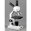 AmScope D120A Dual-View Compound Monocular Microscope, WF10x and WF16x Objectives, 40X-1600X Magnification, Brightfield, 1.25 NA Abbe Condenser, Plain Stage view 3