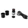 AmScope B100-E1 1000X Digital Compound Binocular Microscope, 40X-1000X Magnification, Brightfield, Tungsten Illumination, Abbe Condenser, Plain Stage, Includes 1.3MP Camera and Software view 2