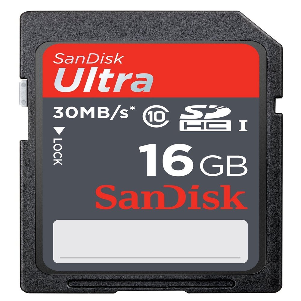 SanDisk Ultra 16GB SDHC Class 10/UHS-1 Flash Memory Card Speed Up To 30MB/s, Frustration-Free Packaging- SDSDU-016G-AFFP (Label May Change) [Old Version]