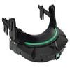 MSA (Mine Safety Appliances) 10115730 Black Polyethylene V-Gard General Purpose Visor Frame With 3 Point Suspension And Debris Control For Use With Slotted Caps, 5.849142 fl. oz., 1" x 1" x 1" view 1