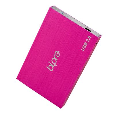 BIPRA 40Gb 40 Gb 2.5 Inch External Hard Drive Portable USB 2.0 - Red - Ntfs (40Gb)