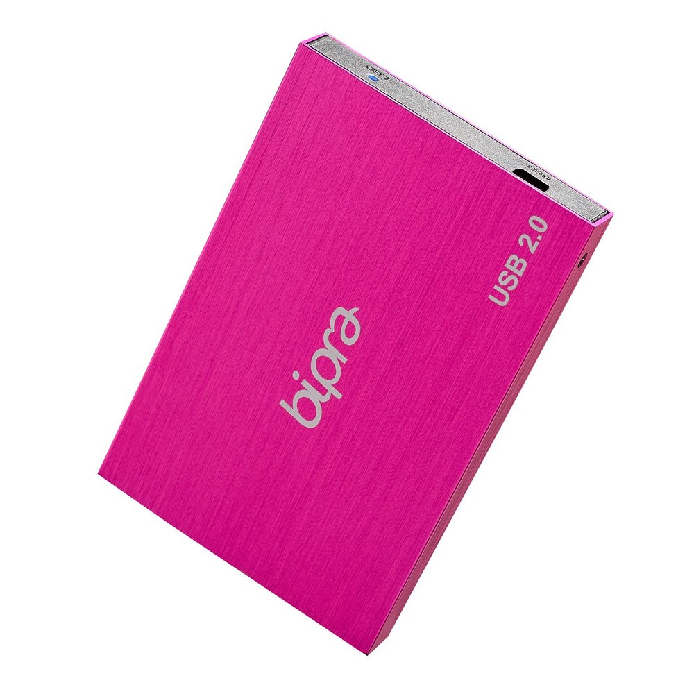 BIPRA 40Gb 40 Gb 2.5 Inch External Hard Drive Portable USB 2.0 - Red - Ntfs (40Gb)