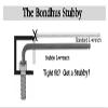 1/4" Stubby Ball End L-Wrench Tagged & Barcoded view 2