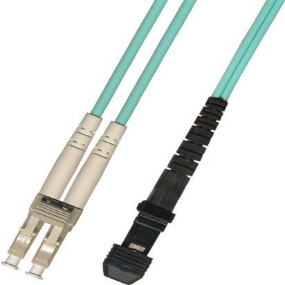10M - 10 Gigabit (10Gb) OM3 Duplex Fiber Optic Cable (50/125) - LC to MTRJ