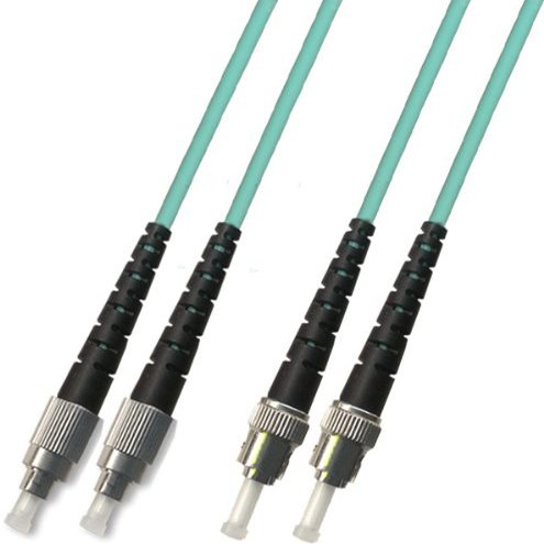 10M - 10 Gigabit (10Gb) OM3 Duplex Fiber Optic Cable (50/125) - FC to ST