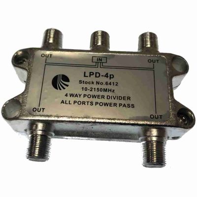 Trunk Grade Splitter LPD-4P 4-Way 10-2150 MHZ