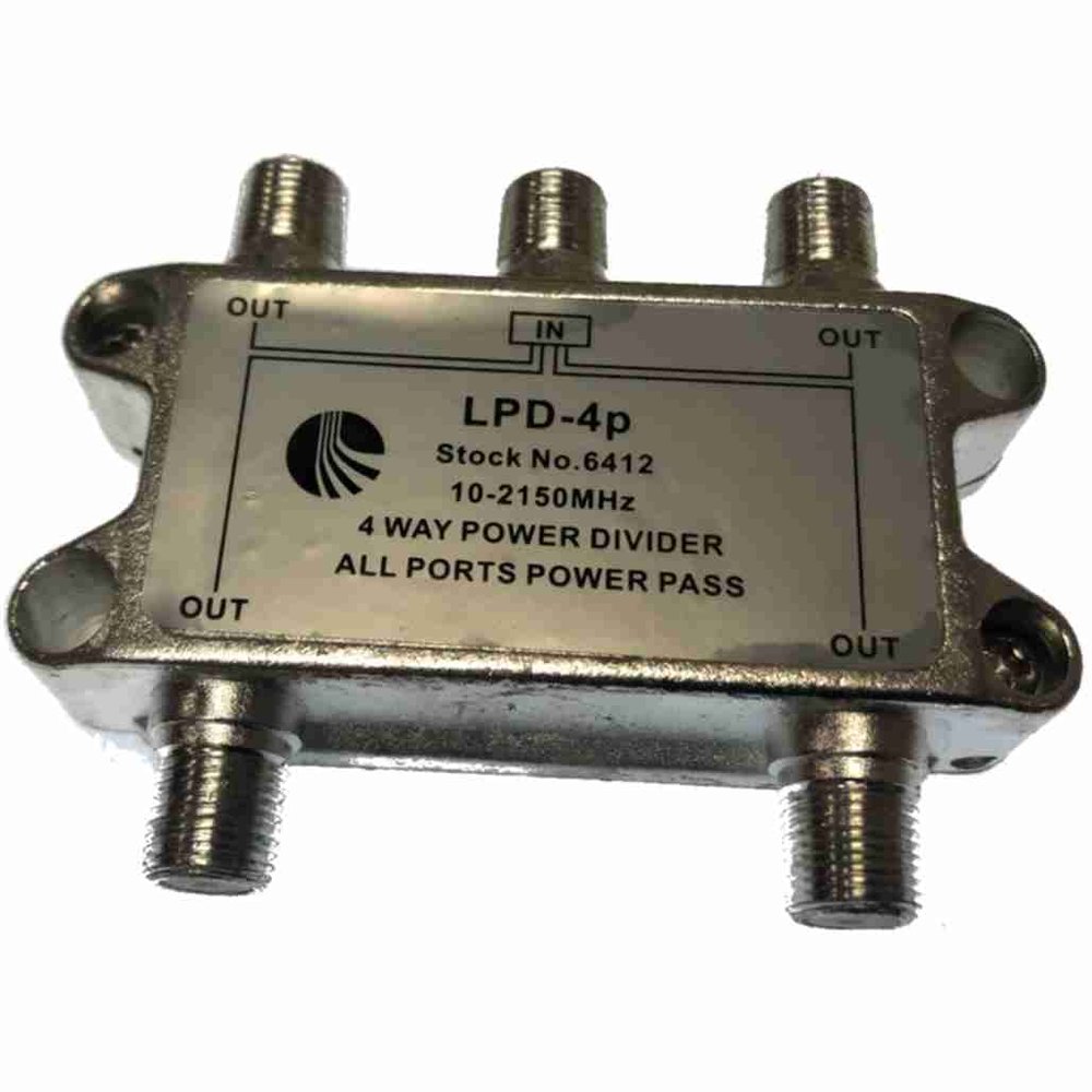 Trunk Grade Splitter LPD-4P 4-Way 10-2150 MHZ