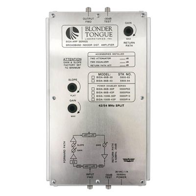 BIDA 86B-30P Broadband Indoor Distribution Amplifier