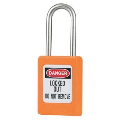 Lockout Padlock, KD, Orange, 1-7/8"H