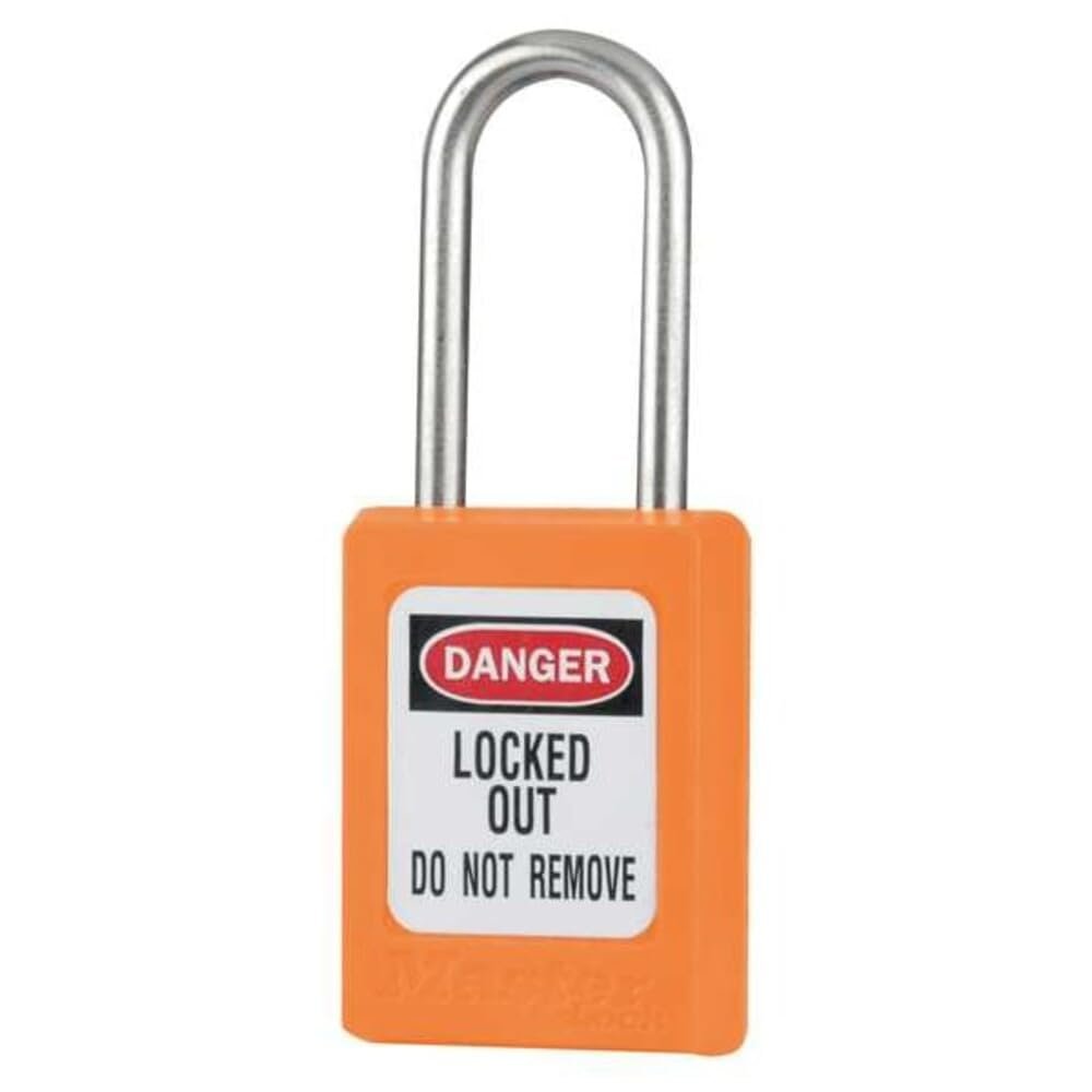 Lockout Padlock, KD, Orange, 1-7/8"H