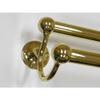 GINGER 0122/24-3 Motiv 212 City 24" Double Towel Bar Polished Brass Finish view 4