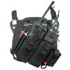 Coaxsher Radio Chest Harness Rig for 2 Way Radio, GPS and Hand Held Electronics | Ideal for Tactical Search and Rescue, Ski Patrol, Military and Emergency Response Personnel (Black, DR-1 Commander) view 1