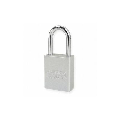 Lockout Padlock, KD, Silver, 1/4 in. Dia.