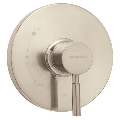Speakman SM-1000-P-BN Neo Pressure Balance Shower Valve and Trim for Modern Designed Bathroom Dcor, 13.75&quotL x 9.75&quotW x 8.00&Quoth, Brushed Nickel