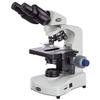 AmScope B340B Siedentopf Binocular Compound Microscope, 40X-2000X Magnification, Brightfield, LED Illumination, Abbe Condenser, Double-Layer Mechanical Stage view 1