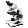 AmScope B400A-LED Compound Binocular Microscope, WF10x and WF16x Eyepieces, 40X-1600X Magnification, Brightfield, LED Illumination, Abbe Condenser, Double-Layer Mechanical Stage, Sliding Head, High-Resolution Optics, view 1