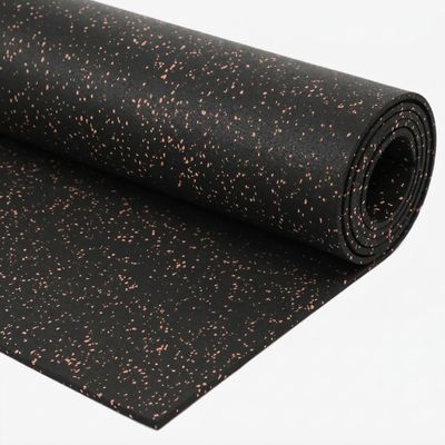 Traxxon by FlooringInc Rubber Gym Flooring Roll, Heavy Duty Recycled Rubber Floor Mats for Home Gym, Garage Gym Floor Mat, Horse Stall Mat (1/4" Thick | Brick Red | 4'x10' | 40 Sq Ft)