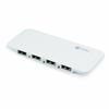 Macally 18661 7-Port Hub USB 2.0 White 240V UK Plug view 3