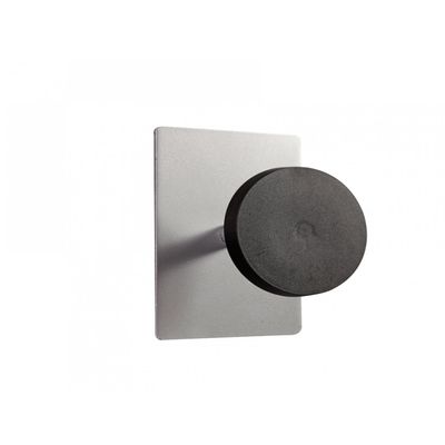ALBA Magnetic Rounded Coat Peg with Strong Magnet, Steel (PMS1MAG)