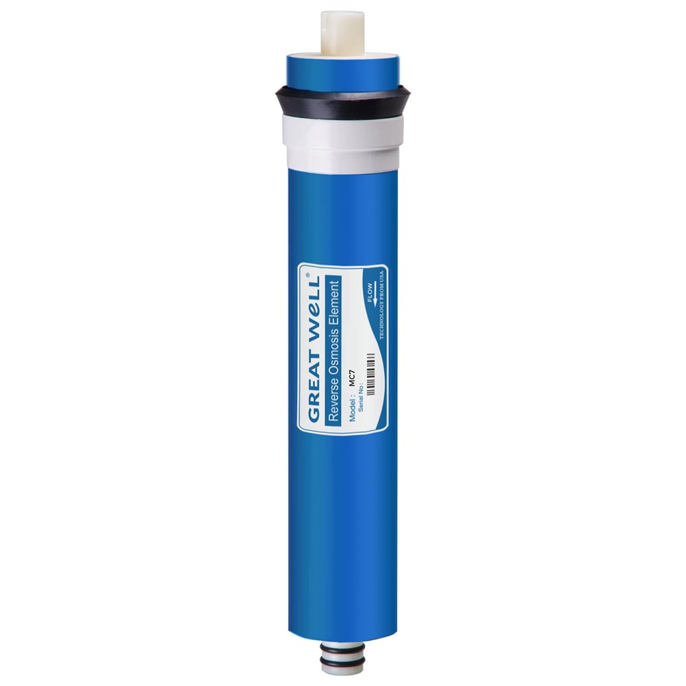 iSpring Greatwell NSF Certified Reverse Osmosis Membrane 75 GPD 11.75 X 1.75, Replacement Fits Standard Under Sink RO Drinking Water Filtration System, MC7