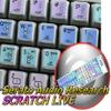 12X12 Size Stickers for Keyboard SERATO Scratch Live Galaxy Series view 1