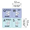 12X12 Size Labels Layout Shortcuts for Keyboard SERATO Scratch Live Galaxy Series view 3