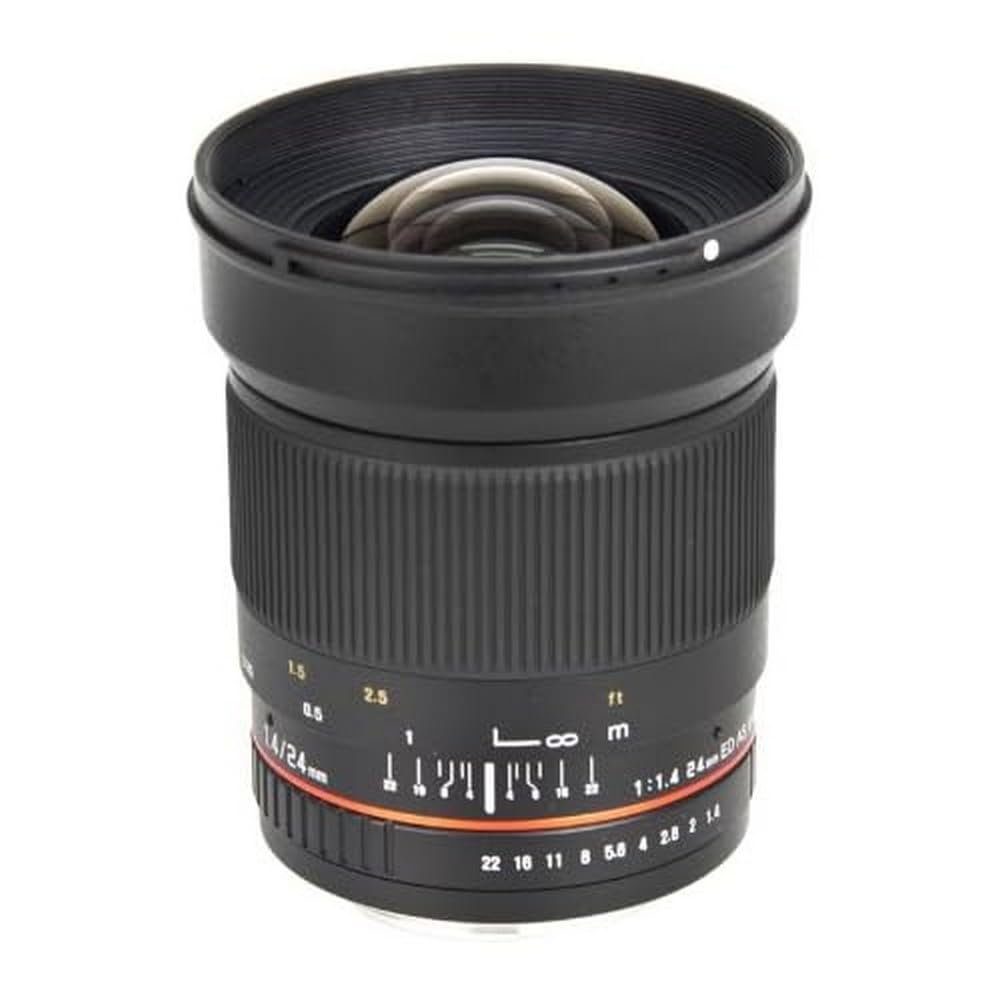 Bower Ultra-Fast Wide-Angle 24mm Focus 1.4 Lens for Nikon (SLY2414N)