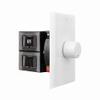 OSD Audio 300W in Wall Volume Control Impedance Matching for Home Speakers, Rotary Knob White SVC300 view 1