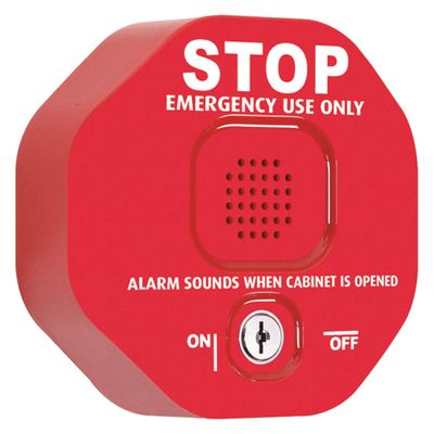 Sti Exit Door Alarm, 12/24VDC Power Source Unfinished STI-6453AED - 1 Each