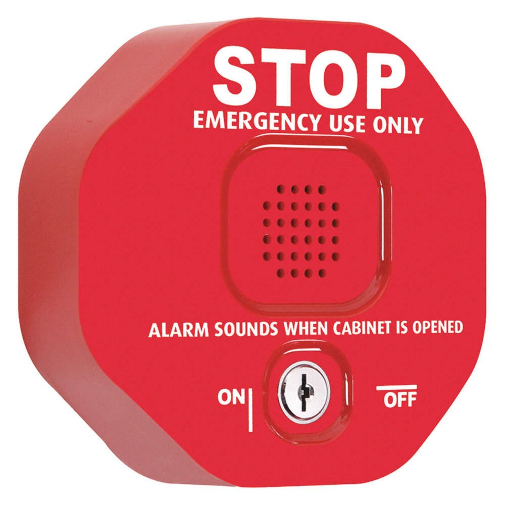 Sti Exit Door Alarm, 12/24VDC Power Source Unfinished STI-6453AED - 1 Each