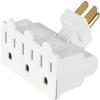 Eaton 1192W-SP 15-Amp 2-Pole 3-Wire 125-Volt Swivel Three Outlet Tap, White view 1