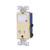 Eaton TR7735V-BOX Wiring Arrow Hart Receptacle/Night Lights, Dimmable Leds, Ivory view 2