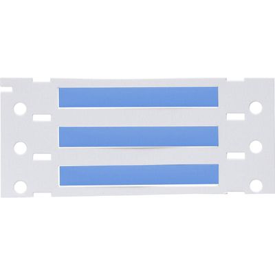 Brady 3PS-125-2-BL-S PermaSleeve Wire Marking Sleeves, 0.235" Height, 2.00" Width, Polyolefin (B-342) Blue (Roll of 500)