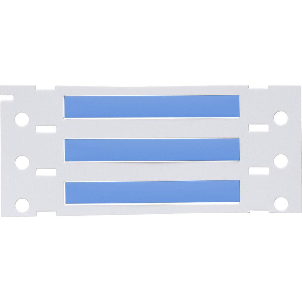 Brady 3PS-125-2-BL-S PermaSleeve Wire Marking Sleeves, 0.235" Height, 2.00" Width, Polyolefin (B-342) Blue (Roll of 500)