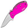 Kershaw Chive - Pink Aluminum, 420HC Pocket Knife view 1