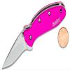 Kershaw Chive - Pink Aluminum, 420HC Pocket Knife view 3