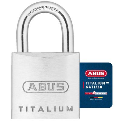 ABUS Titalium 64TI/30 Padlock Set of 2 Keyed Alike