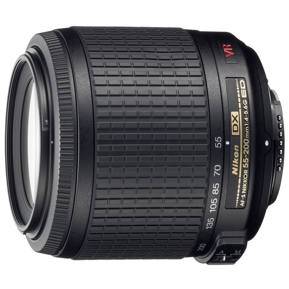 Nikon 55-200mm f/4-5.6G ED-IF AF-S DX VR Vibration Reduction Lens F/DSLR Cameras (Renewed)