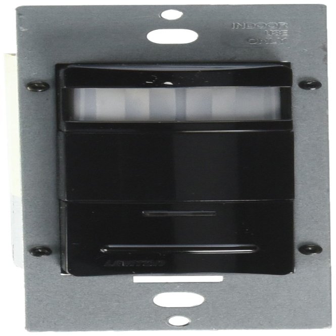 Leviton MDS10-IDE PIR Wall Switch Occupancy Sensor, Black