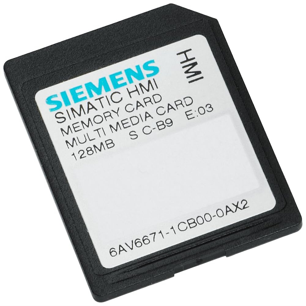 Siemens 6Av6 671-1Cb00-0Ax2 Multi Media Memory Card 128Mb, 6Av6 671-1Cb00-0Ax2 Ar