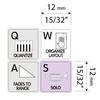 4Keyboard Steinberg CUBASE/NUENDO Galaxy Series Keyboard Stickers Shortcuts 12X12 Size view 3
