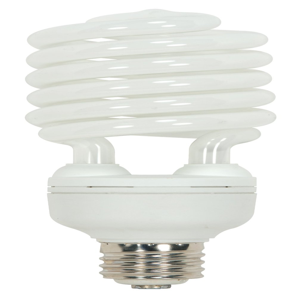 Satco S7392 85 Watt (350 Watt) 5700 Lumens Hi-Pro Spiral CFL Bright White 4100K Mogul Base 120 Volt Light Bulb