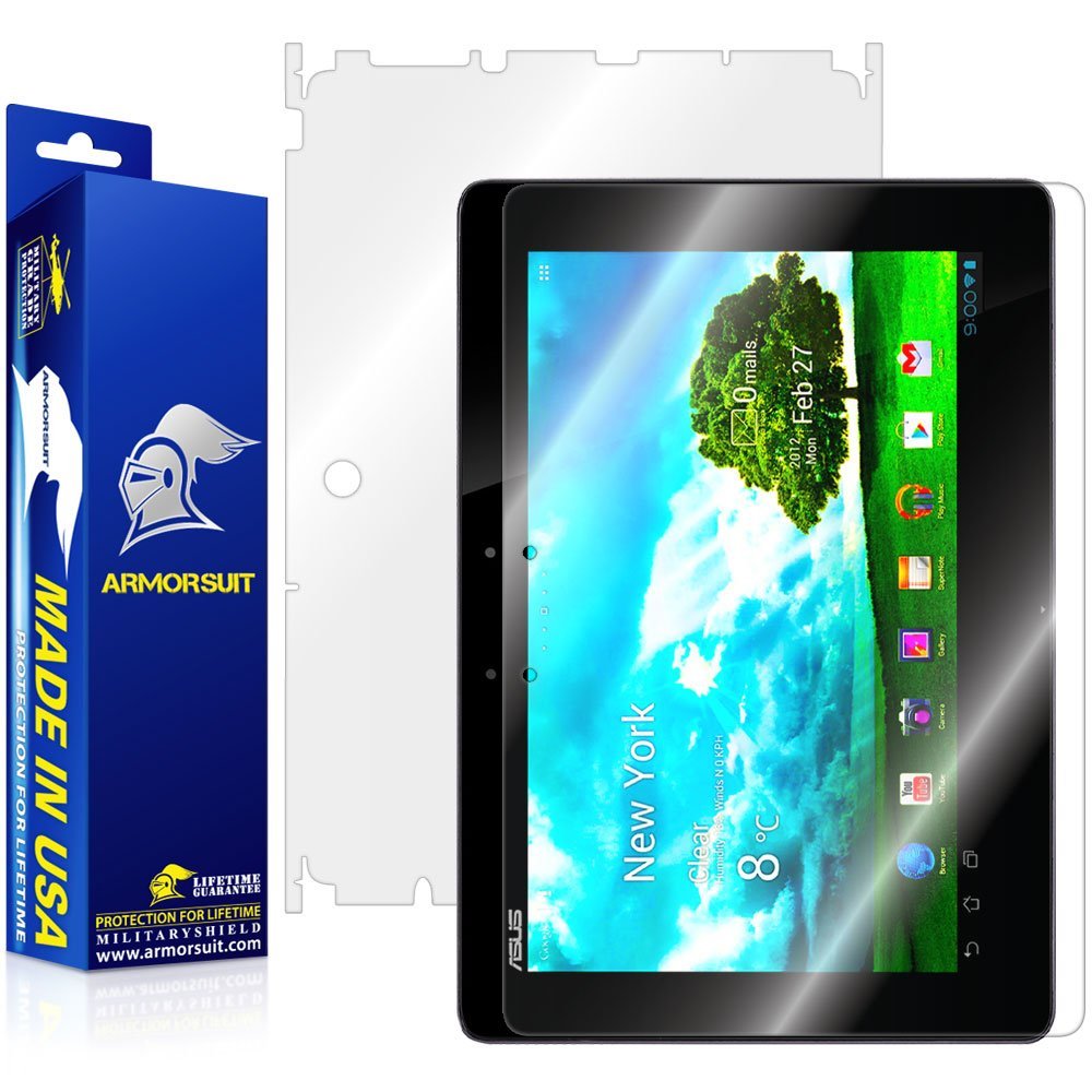 ArmorSuit MilitaryShield Full Body Skin Film + Screen Protector for ASUS Transformer Pad TF300 - Anti-Bubble HD Clear Film