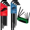 EKLIND 13281 Ball-Hex L-Key allen wrench & TORX star Ergo-Fold Combo- Inch/MM/TORX (3 sets 30pc) view 1