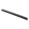 Plastic Comb Bindings, 5/8" Diameter, 120 Sheet Capacity, Black, 25 Combs/Pack view 1
